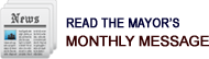 Mayor's Monthly Message